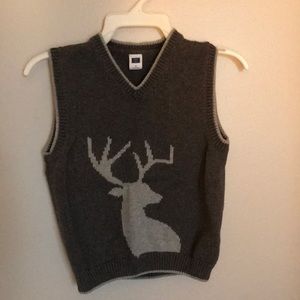 Janie & Jack Reindeer Sweater Vest